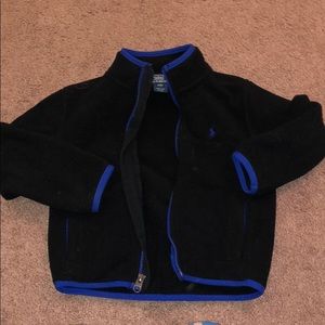 Polo - size 4T - black fleece